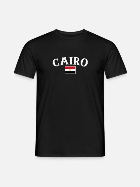 Cairo Egypt Egyptian Flag Egyptian - Men's T-Shirt - black