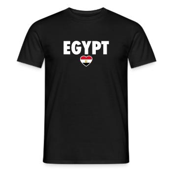 Egypt Egyptian Flag Egyptian - Men's T-Shirt - black - Front - AI Model Male 178 light (178cm)