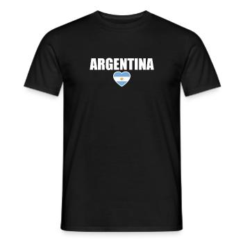Argentine Argentine Drapeau Argentine - T-shirt homme - noir - Devant - AI Model Male 178 light (178cm)