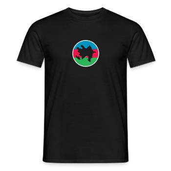 Azerbaijan Map Azerbaijan Flag - Men's T-Shirt - black - Front - AI Model Male 178 light (178cm)