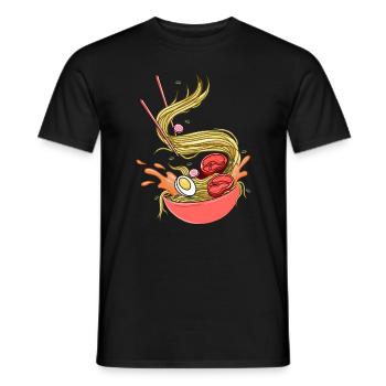 Délicieux Ramen - T-shirt homme - noir - Devant - AI Model Male 178 light (178cm)
