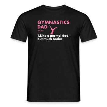 Sport Dad Gymnastics - Men's T-Shirt - black - Front - AI Model Male 178 light (178cm)