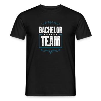Équipage Bachelor - T-shirt homme - noir - Devant - AI Model Male 178 light (178cm)
