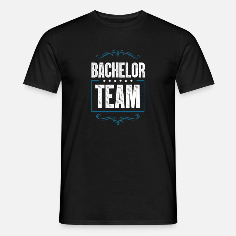 Bachelor Crew - Männer T-Shirt - Schwarz