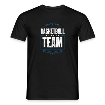 Équipe de basket-ball - T-shirt homme - noir - Devant - AI Model Male 178 light (178cm)