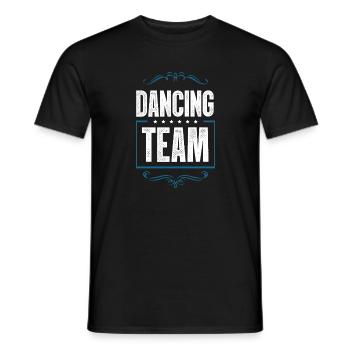 Équipe de danse - T-shirt homme - noir - Devant - AI Model Male 178 light (178cm)