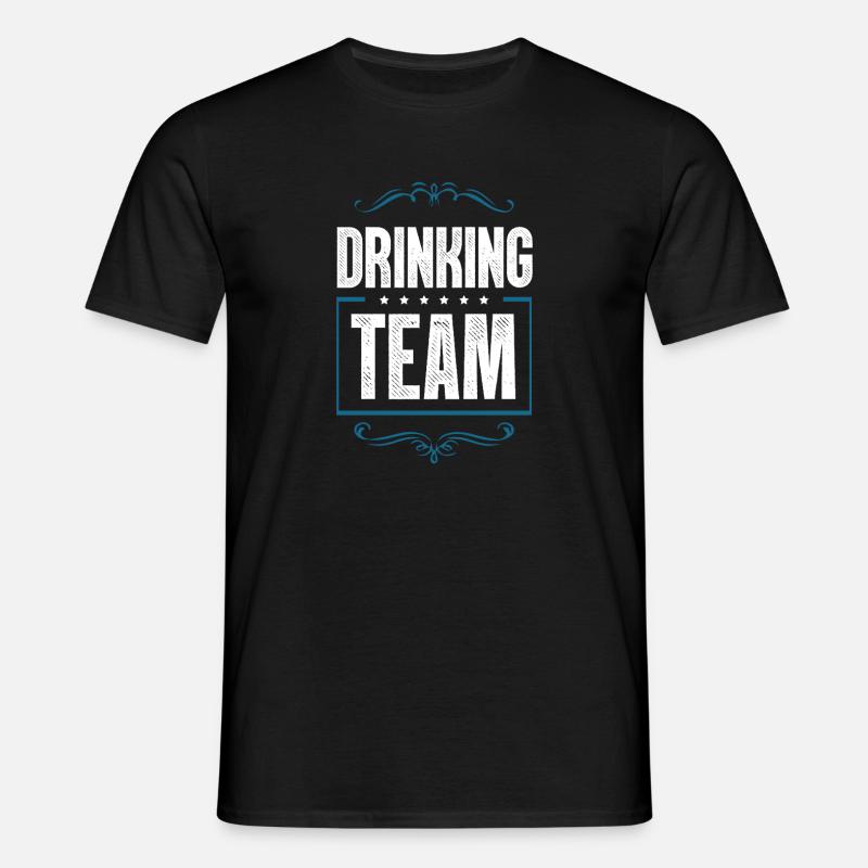 Drinking Crew - Men's T-Shirt - black