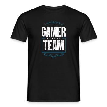 Équipe de joueurs - T-shirt homme - noir - Devant - AI Model Male 178 light (178cm)