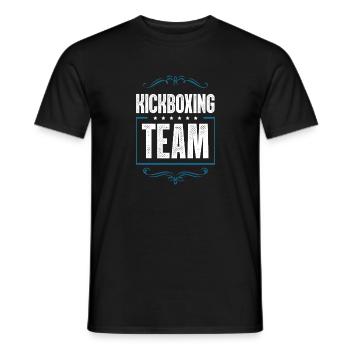 Kickboxing Team - Men's T-Shirt - black - Front - AI Model Male 178 light (178cm)