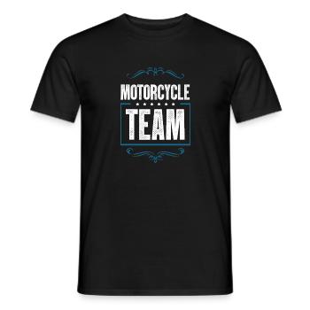 Équipe de motards - T-shirt homme - noir - Devant - AI Model Male 178 light (178cm)