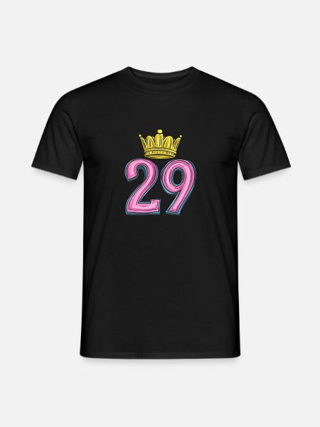 29 Number Krone - Men's T-Shirt - black