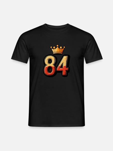 84 Number Krone - Men's T-Shirt - black