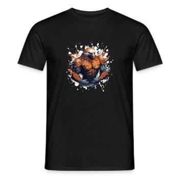 Eagle Muscles Bête de combat - T-shirt homme - noir - Devant - AI Model Male 178 light (178cm)