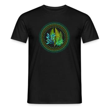 The world is green - Men's T-Shirt - black - Front - AI Model Male 178 light (178cm)