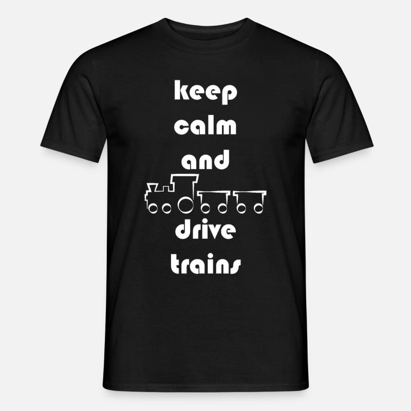 Train train train conducteurs de train - T-shirt homme - noir