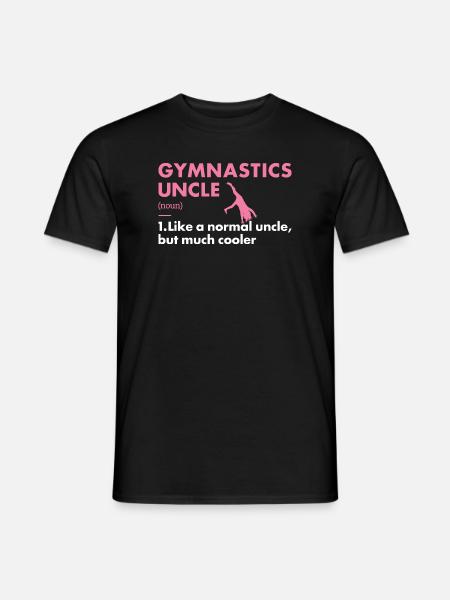 Sport Uncle Gymnastics - Men's T-Shirt - black