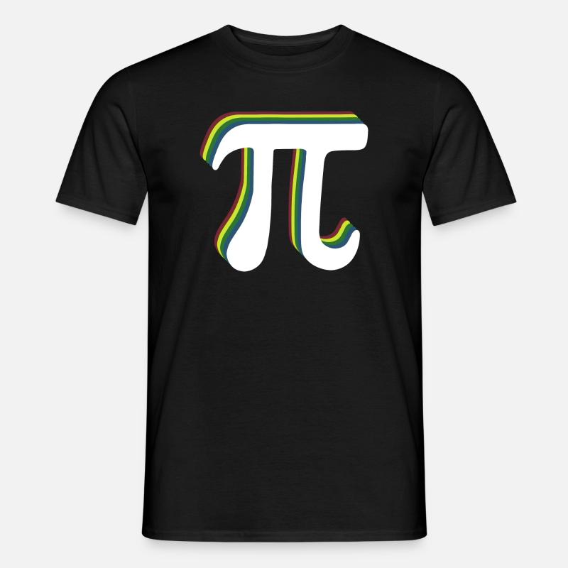 Math Pi symbol Pi - Men’s T-shirt - black