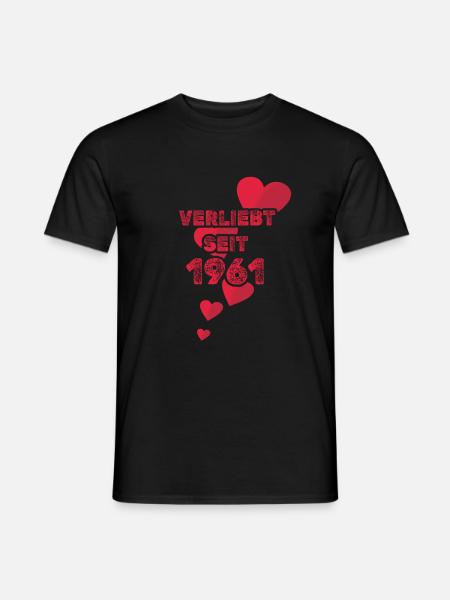 1961 1961 - Männer T-Shirt - Schwarz
