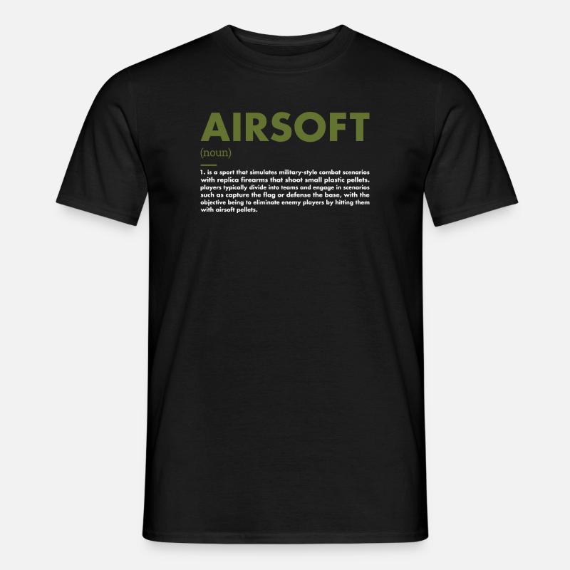 Sport Definition Airsoft - Männer T-Shirt - Schwarz