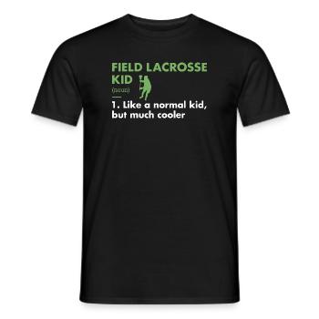 Sport Kid Définition Crosse au champ - T-shirt homme - noir - Devant - AI Model Male 178 light (178cm)