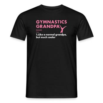 Sport Grandpa Gymnastics - Männer T-Shirt - Schwarz - Vorne - AI Model Male 178 light (178cm)