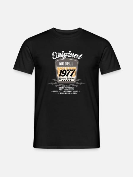 Modell 1977 - Männer T-Shirt - Schwarz
