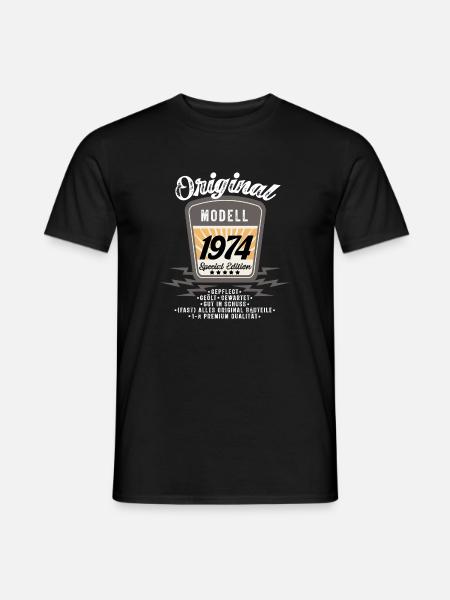 Modell 1974 - Männer T-Shirt - Schwarz
