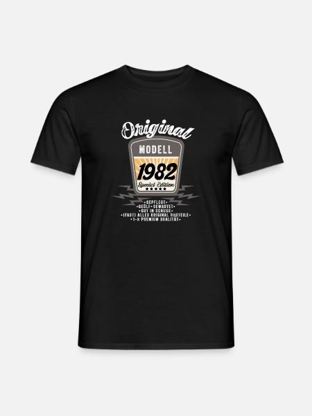 Modell 1982 - Männer T-Shirt - Schwarz