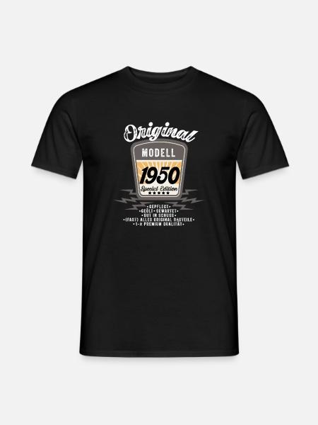 Modell 1950 - Männer T-Shirt - Schwarz
