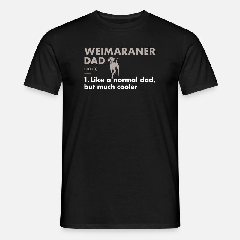 Weimaraner Dad Definition - Männer T-Shirt - Schwarz