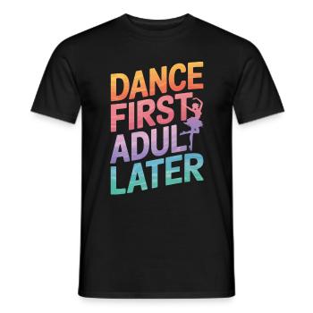 Dansant Danseurs Dansant - T-shirt homme - noir - Devant - AI Model Male 178 light (178cm)
