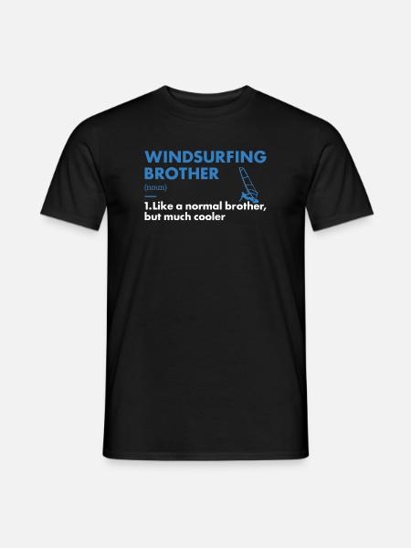 Sport Brother Windsurfing - Men's T-Shirt - black