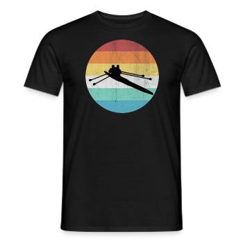 Équipe d'aviron - T-shirt homme - noir - Devant - AI Model Male 178 light (178cm)