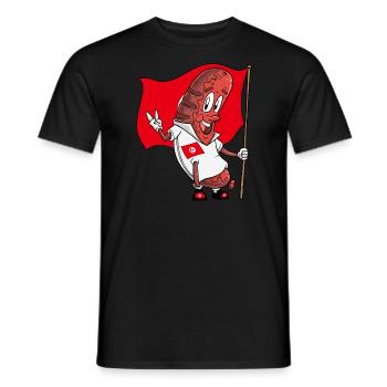 Tunisie Porc Bratwurst - T-shirt homme - noir - Devant - AI Model Male 178 light (178cm)