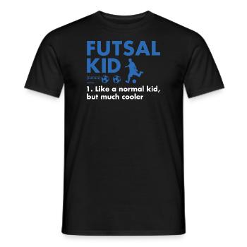 Sport Kid Definition Futsal - Männer T-Shirt - Schwarz - Vorne - AI Model Male 178 light (178cm)