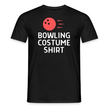 Bowling Dictons Bowling Bowler Skittles Cadeau - T-shirt homme - noir - Devant - AI Model Male 178 light (178cm)
