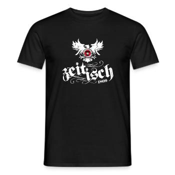 Zeit isch 1809 Mander es isch Zeit - Männer T-Shirt - Schwarz - Vorne - AI Model Male 178 light (178cm)