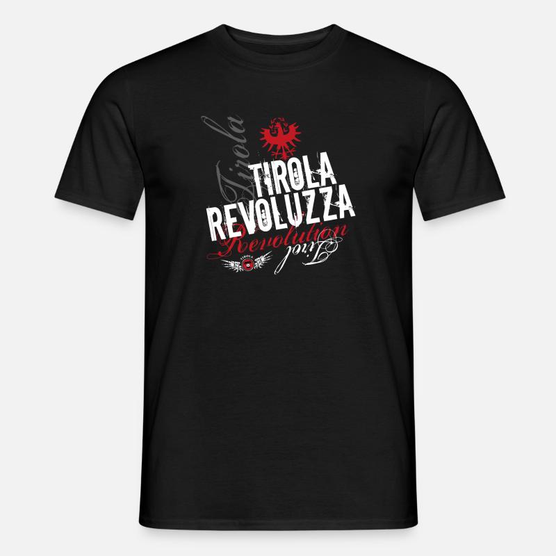 Tirola Revoluzza - Männer T-Shirt - Schwarz