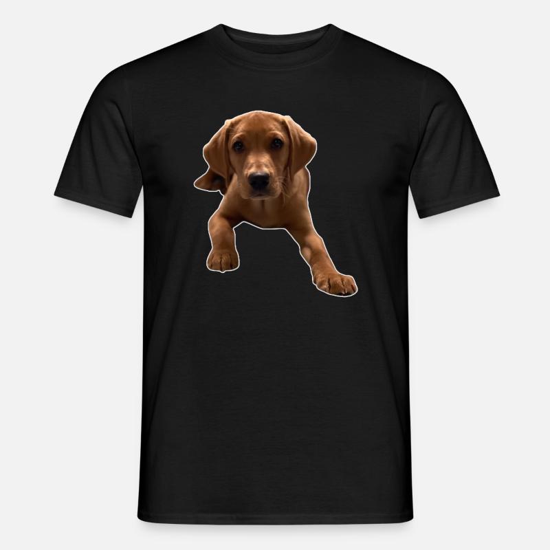 Down Dexter - Männer T-Shirt - Schwarz