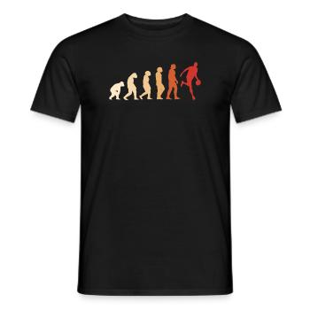 Sport Evolution Basketball - Men's T-Shirt - black - Front - AI Model Male 178 light (178cm)