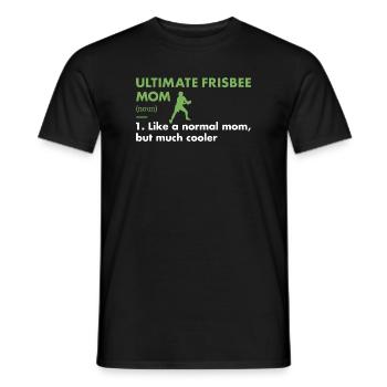 Sport Mom Definition Ultimate Frisbee - Männer T-Shirt - Schwarz - Vorne - AI Model Male 178 light (178cm)