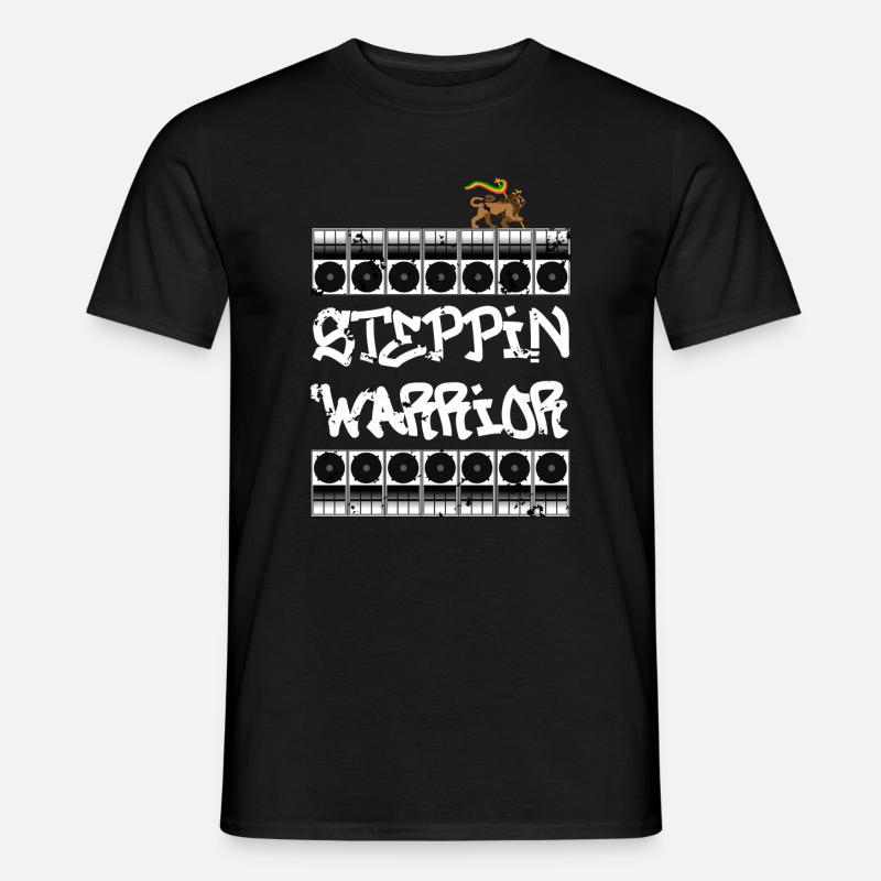 Steppin Warrior - Männer T-Shirt - Schwarz
