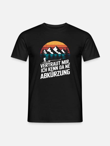 Ne Abbreviation Hiking Climbing Alps Guide Instructor - Men's T-Shirt - black