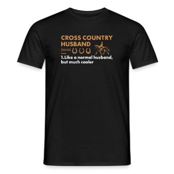 Rider Husband Definition Cross Country - Männer T-Shirt - Schwarz - Vorne - AI Model Male 178 light (178cm)