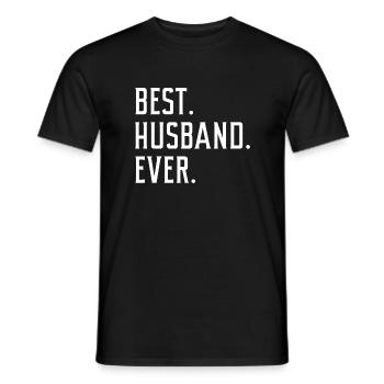 Best Husband Ever - Men's T-Shirt - black - Front - AI Model Male 178 light (178cm)