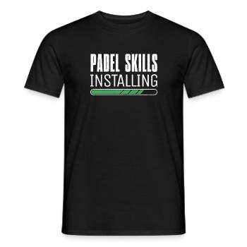 Padelspieler Skills Padeltennis Padel - Männer T-Shirt - Schwarz - Vorne - AI Model Male 178 light (178cm)
