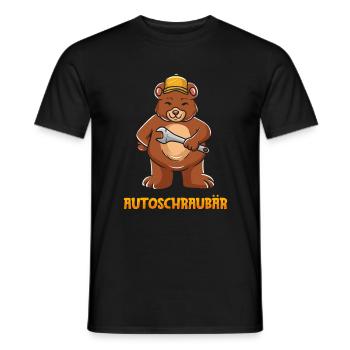 Autoschraubär KFZ Mechaniker Automechaniker - Männer T-Shirt - Schwarz - Vorne - AI Model Male 178 light (178cm)