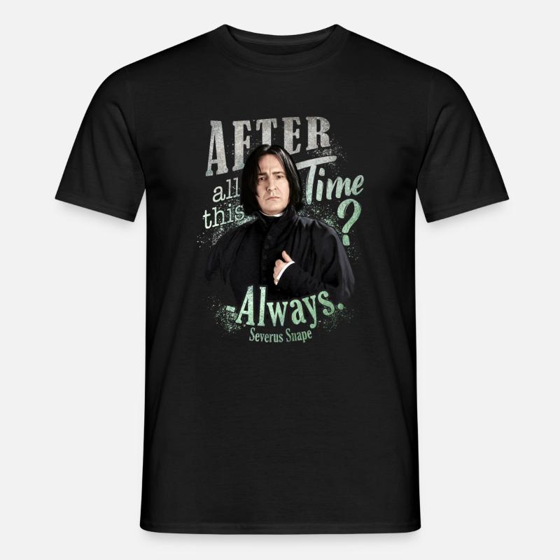 Harry Potter Serverus Snape Always. - Männer T-Shirt - Schwarz