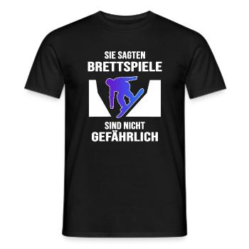 snowboarder snowboard-fun funpark freestyle-board - Männer T-Shirt - Schwarz - Vorne - AI Model Male 178 light (178cm)