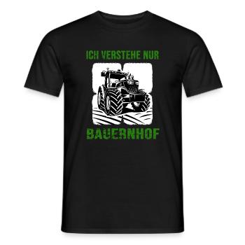 Farm Tractor Farmer Farmer Village Child Farm - Men's T-Shirt - black - Front - AI Model Male 178 light (178cm)